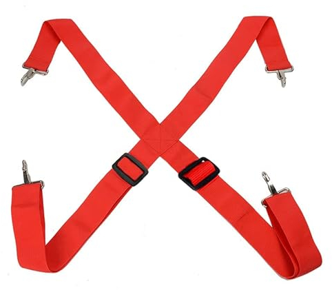 TUOREN Parade Marching Snare Drum Sling Strap Adjustable Nylon Shoulder Strap with Metal Hook Percussion Accessories 70-140cm Length