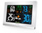Technoline WS6462 silber Funkwetterstation, Innentemperatur, Außentemperatur, Luftfeuchte, Luftdruck, Tendenzanzeige, Farbdisplay, Funkuhr, Mondphasen