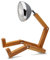 Mr. Wattson - Original Table Lamp - Intense Grey (12V-SWR-IG)