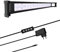 Yakimz LED Aquarium Beleuchtung, Aquariumbeleuchtung Lampe Weiß Blau Licht 25W Aquarium Lampe mit Verstellbarer Halterung für 90-110CM Süßwasser-Aquarien