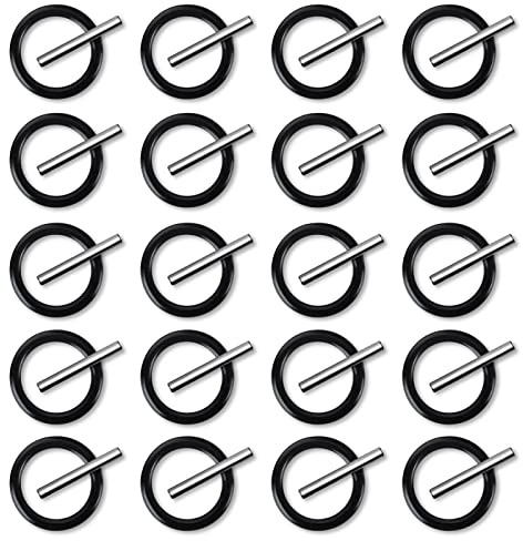 AYNKH 40 pezzi di perno e O-Ring di ricambio, anello di impatto da 4 mm e 3 perni a bussola da 25 mm per chiavi per ponteggi da 1/2, idropulitrici (20 coppie)
