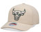 Mitchell & Ness Chicago Bulls Khaki Revival Classic Red Flex Snapback Cap