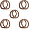 Naugan 10PCS 14 Inch Grapevine Wreaths Wreath Rattan Wreath Garland for DIY Christmas Craft or Wedding Decors