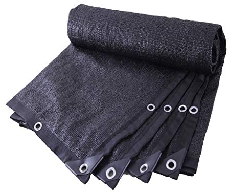 Sonnensegel Sichtschutz Sun Mesh Shade Net Gewächshaus Schattierung Privatsphäre Netting Garten Screening Windschutz 85% Schatten Grobmaschige UV- Schutz Sonnenschutz Netting, Schwarz UV-Widerstand Sc