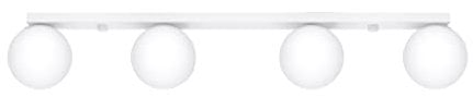 Sollux Deckenlampe Led – Deckenleuchte Wohnzimmer – Led-lampen Deckenlampen – Lampen Wohnzimmer – Glühbirne Nicht im Lieferumfang Enthalten – Wohnzimmer Deckenleuchte YOLI 4 Weiß - G9-Fassung