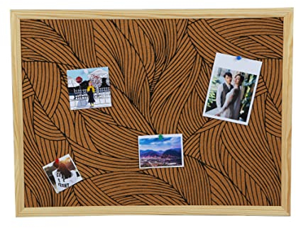 devil ray - Korktafel Cork Board 60x45cm aus Naturkork inkl. Stecknadeln und Halterung