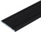 A02 30mm Anodised Aluminium Flat Door Threshold Strip - Black, 2.7m