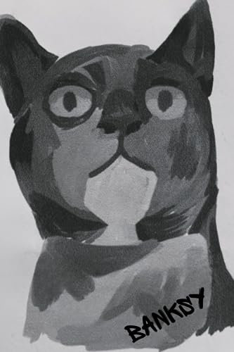 Banksy, the cat, notebook