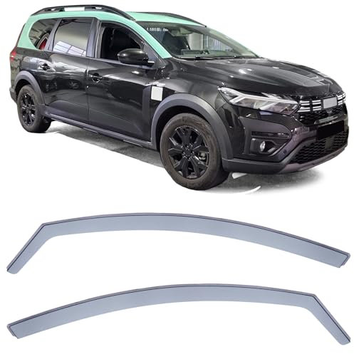 Windabweiser Regenabweiser Windschutz Schwarz Smoke für Dacia Jogger ab 22