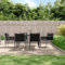 ARKEM Gartenstühle mit Kissen 6 STK. Schwarz 54x61x83 cm Poly Rattan Rattansessel Sklum