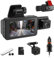 Niukuyu Dash Cam Front and Rear Interior with 64G SD Card, Dashcam WiFi/APP Controlr with 3 Lens, 1080P Car DVR Camera with loop recording, Night Vision, 170° Wide Angle, 24H Parking Mode,WDR,G-Sensor