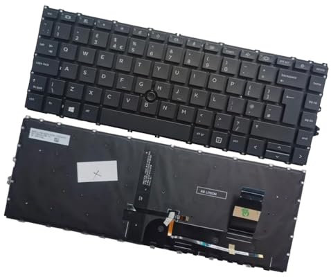 Laptop UK Keyboard Compatible for HP ELITEBOOK 840 G8 745 G7 745 G8 840 G7 Backlit