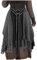 keland Mittelalter Accessoire Seil Gürtel Wikinger Gürtel Bindegürtel für Damen Herren (Grau)