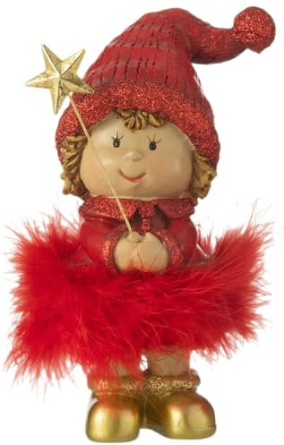 Pommerntraum ®| Dekorationsfigur Weihnachtsengel Sammlerfigur molliger Engel Schutzengel Mollyengel Nana-Engel mollige Frau (Sally)