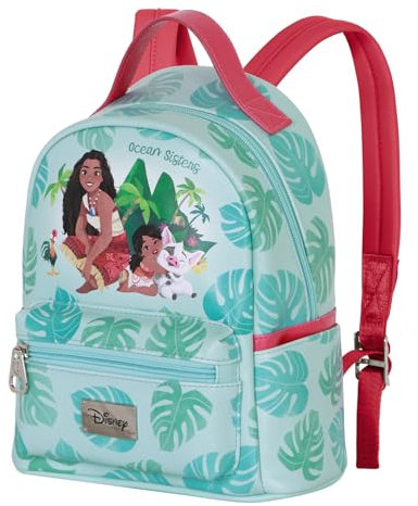 Disney Vaiana Family-Kleiner Heady Rucksack, Blau, 22 x 25 cm, Kapazität 8 L