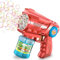 Blubbel Seifenblasenpistole, LED Seifenblasenmaschine, 120ml Seifenblasenflüssigkeit Tank, Seifenblasen Pistole, Blasen Kanone, Luftblasen Bazooka Bubble Gun, Geschenke für Kinder, Hochzeit