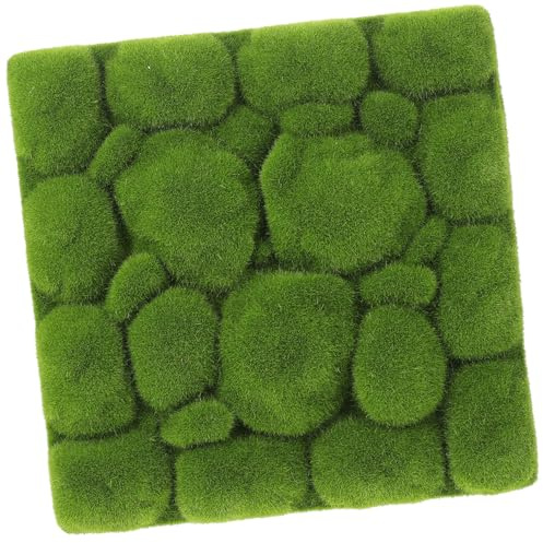 Generisch Künstliche Mooswand 11.81X11.81X1.38 Zoll Simuliertes Moosschaum Wandpaneel Künstliches Moosbrett Für Innenwand DIY Pflanzenwand Deko Pflegeleicht Für Hochzeit Und Blumenarrangement