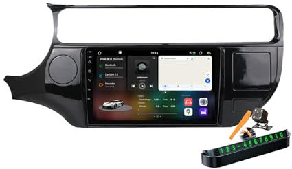 YLOXFW B,Y100S, Android 14.0 Autoradio 2 DIN Stereo per Rio 2011-2017 GPS Navigation 9 Pollici Cartablet Lettore Dvd Multimediale FM BT Receiver con Carplay 4G 5G WiFi DSP SWC