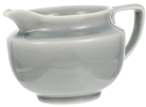 Cabilock 2stücke Kaffeekanne Keramik Milch Und Soßenkännchen Vielseitiger Servierer Für Zuhause Und Restaurant Leicht Und Handlich Für Saucen Und Gewürze Elegantem Design