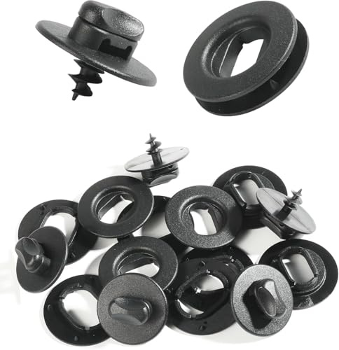 Alrens 22 Stück Auto Fußmatten Befestigungsclips Set Universal Teppichhalter Clips für Autoteppich & Gummifußmatten, Anti-Rutsch Fixierung, Kunststoff Halterung, Ersatzteile Autozubehör Innenraum