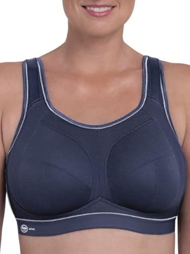 Anita Active Sport-BH Extreme Control Plus für große Cups | bis Cup K, Sweat Management, 5-geteilte Cups, ohne Bügel, verstärkter Netzrücken