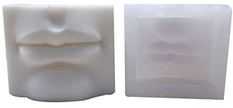 Professionelle Silikonform für Ohren, Mund, Augen, Nase, flexibel, Gips, Wachs, Seife, Basteln, Dekorieren, Werkzeug, Menschliches Ohr, Mund, Augen, Nase, Form, weich, flexibel, Silikon, groß