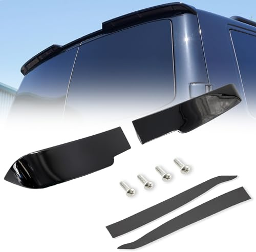 Dachspoiler Heckspoiler für VW Transporter T5 T5.1 T6 T6.1 hintere Doppel-Hecktüren in Glanzschwarz