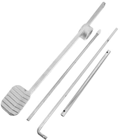 IWOWHERO Metall Pedal Fußpedal für Große Mülltonnen Außeneinsatz Korrosionsbeständig Verstärkt Zubehör für Abfallbehälter Ersatzteil Zur Einfachen Mülltonnen Deckelöffnung