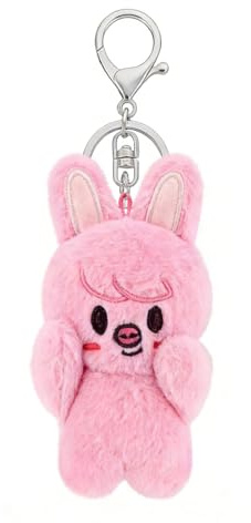 NHPY 1 Pcs 10cm Skzoo Keychain,Skz Plüsch Schlüsselanhänger MAGNET Serie,SKZoo Plush,SKZ Merch,Niedlich Schlüsselanhänger Anhänger für Fans(Dwaekki)