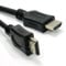 Short 50cm HDMI to HDMI Cable Lead Wire for - LG 100 inch LASER Display Hecto Projector - to Connect Laptop, PC, DVD Player, TV, Playstation, Xbox and more