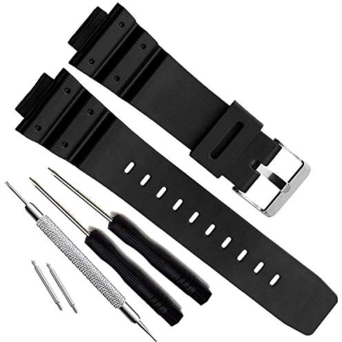 Natur Poly Urethan Ersatz Uhrenarmband für Casio Herren Armbanduhr (Digitaluhr dw-5900 dw-6100 dw-6695 dw-6900 g-6900 gw-m5610 dw-5600e gw-6900 (J1)