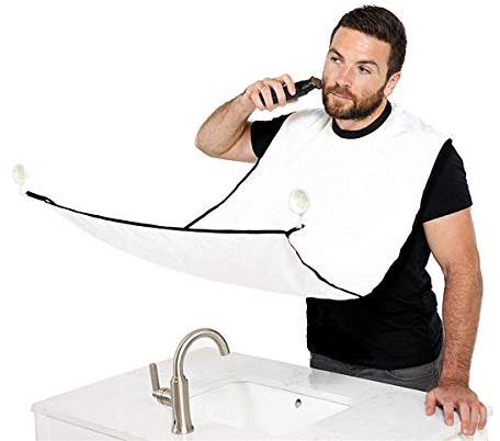 Sobeta Tablier à barbe pour attraper les poils au moment du rasage