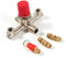 Samfox Compressor- Manifold Air Compressor Manifold Compressor Manifold Manifold for Compressor Air Compressor Outlet Tube Regulator Fitting