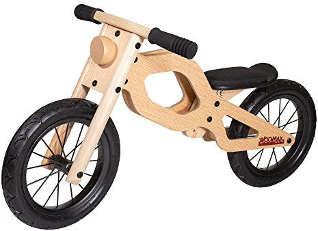 WOOMAX ColorBaby 85374 Vélo sans pédales en Bois modèle Classic 12