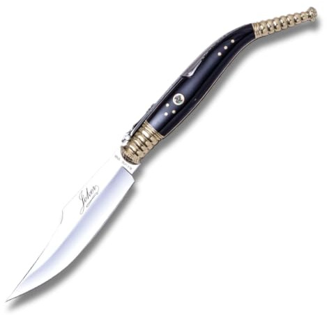 Joker Classic Collector's Klappmesser NF12 La Joyita, Limited Series, Klinge 13,5 cm, Büffelhorn Griff, Scheide Included, Fischen, Camping- und Wanderwerkzeug