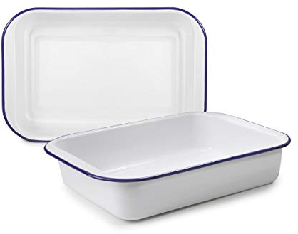 Ibili 905437 Fuente DE Horno Blanca 37X24X7,30 CM, Stainless Steel