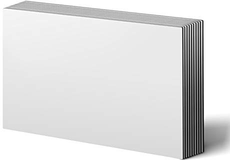 LLPT Dry Erase Magnetic Sheets 6 Packs 15CM x 21CM Reusable Washable No Adhesive Trimable Sticker Notes for Refrigerator Desktop Shelf DIY Whiteboard Color White (MSW598)