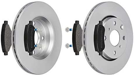 f.becker_line Bremsensatz Bremsbeläge belüftet Vorne (13810005) - kompatibel mit TOYOTA Aygo- Bremsen Set Bremsenset Bremsanlage