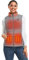 ORORO Women's Heated Gilet with Power Bank, Heated Vest Women Up to 10 Hours of Warmth (Charger Not Included) (Silver Grey,S)