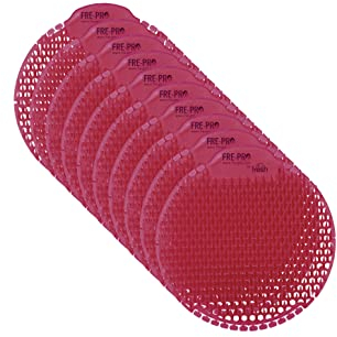 FrePro Slant Urinal Insert Toilet Air Freshener Reversible - Pack of 10 Apple
