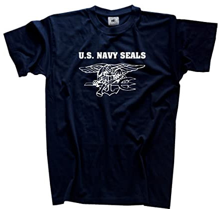 US Navy Seals II Spezialeinheit T-Shirt Navy L