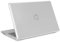 mCvoer - Custodia rigida compatibile con modelli HP serie 250/255 G8/G9/HP 15-DY / 15-DW / 15s-fq (**Non per altri laptop**) (trasparente)