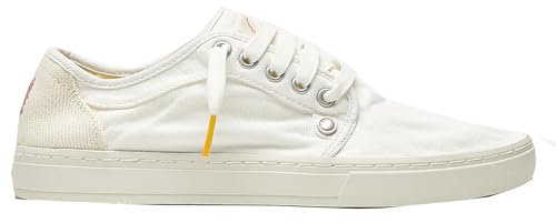 Satorisan - Heisei Gaia Terra.2 - Casual Sneaker Herren und Damen - Vintage Textil Sportschuhe Bequem, Nachhaltig und Dauerhaft - Farbe White - Größe 36