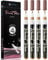 Stylo Pennarelli Acrilici - confezione da 4 Pennarelli Indelebili Metallizzati Oro Rosa - Pennarelli per Tessuti, Colori Pennarelli, Colori per Vetro Permanenti