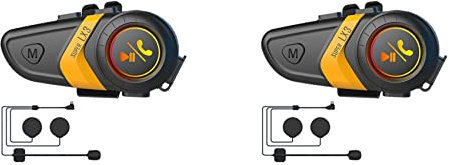 Aflytep 2x LX3 Bluetooth Headphones 1200mAh BT5.0 Hands Stereo Anti-Jamming