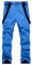 ALSOGO Herren Ski Bib Hose wasserdichte Winddichte Schneehose Outdoor Hose Snowboard Lätzchen mit Abnehmbarem Riemen Blue S