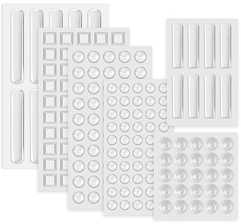Gummipuffer Selbstklebend Transparent 183 stück Gummifüße Selbstklebend Elastikpuffer Anschlagpuffer für Türen Schubladen Schränke