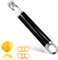 Channel Knife, Cuchillo Triangular de Acero Inoxidable con Lazo para Colgar Pelador de Frutas Multifuncional Herramientas para Tallar Frutas para el Hogar Cocina Bar Restaurante