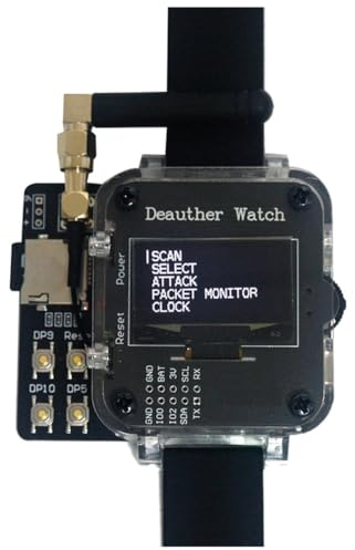 asdfs Watch V4S (Deauthe&Bad USB) ESP8266+Atmega32U4 1000MAh SD-Karte USB Rubber Silikonarmband