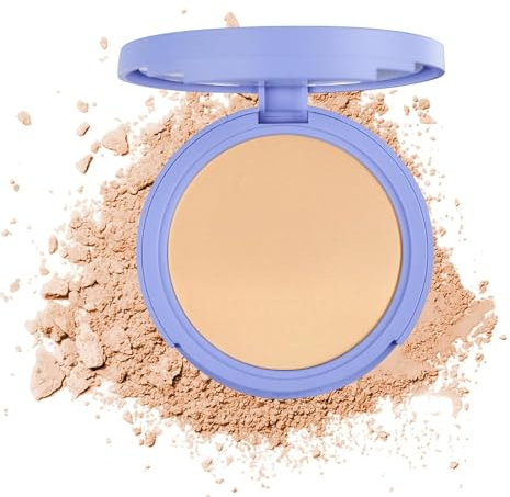 Oil Control - Polvere per il viso, opaca, liscia, impermeabile, a lunga durata, perfetto trucco viso leggero per una finitura morbida, riduce al minimo le linee sottili e i pori (naturale, 1)